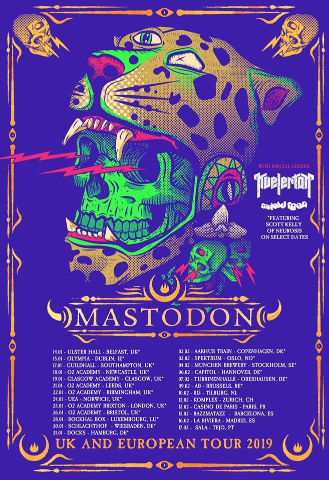 Mastodon Take Kvelertak And Mutoid Man Out on European Tour