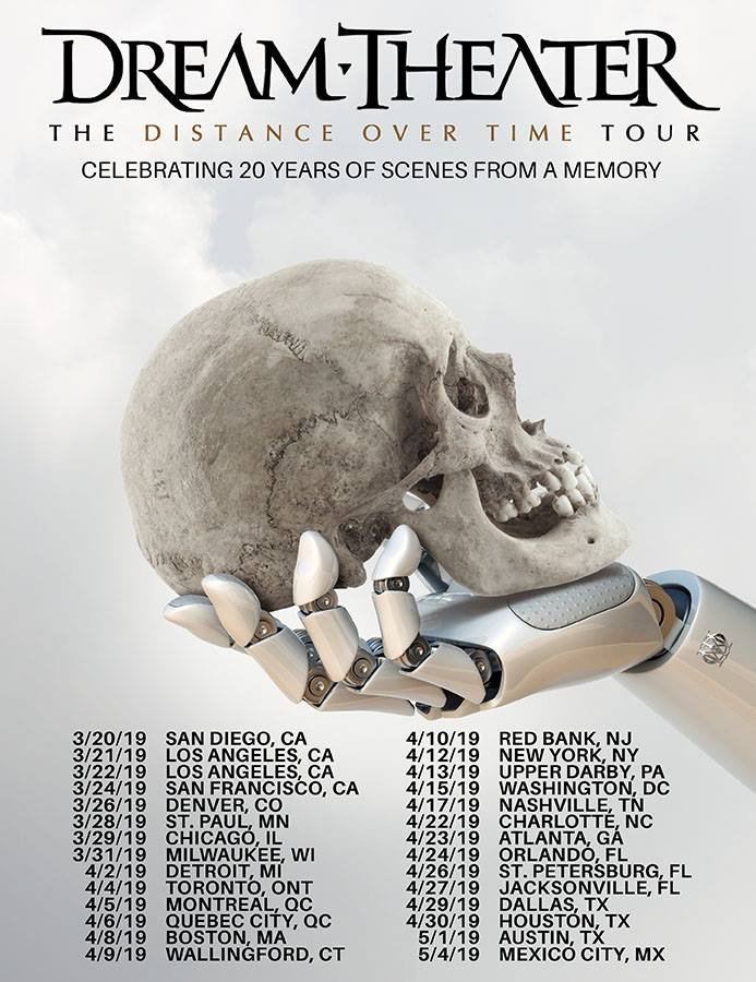 Dream Theater - "Distance Over Time" Tour Dates