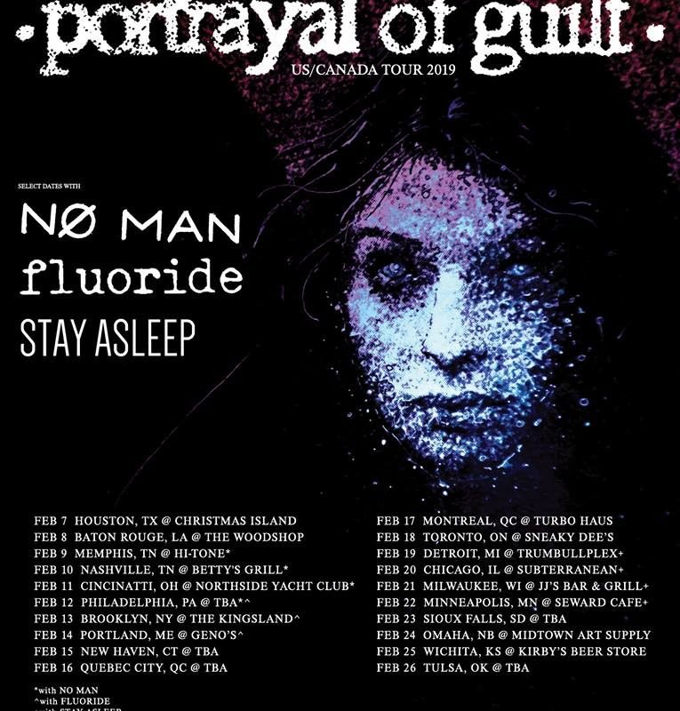 portryala of guilt 2018 tour poster