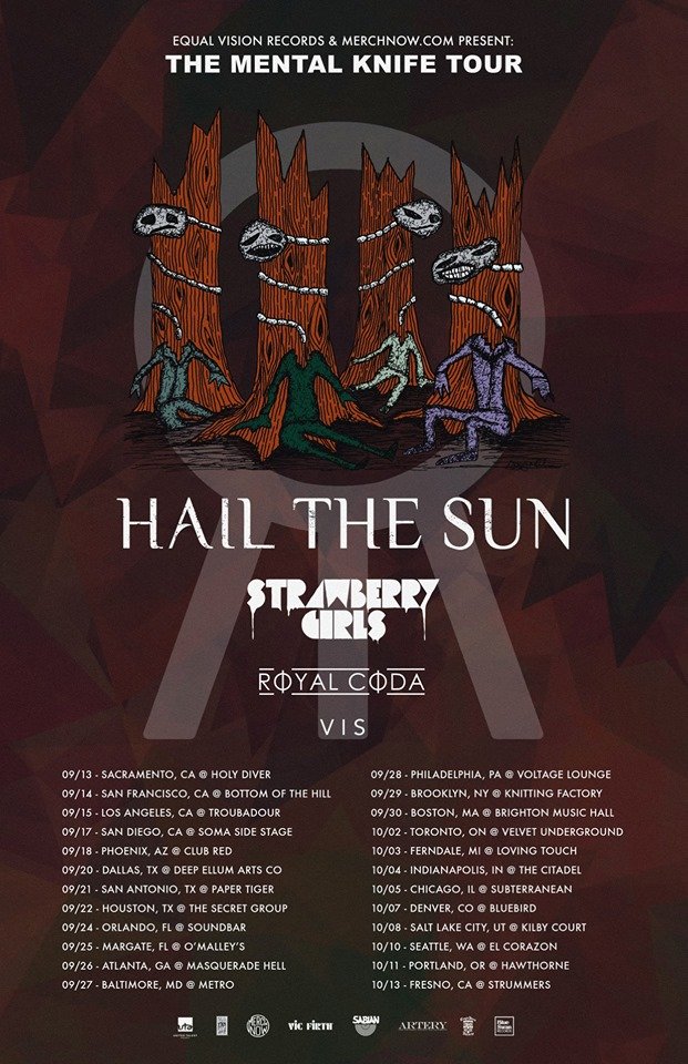 hail the sun tour setlist