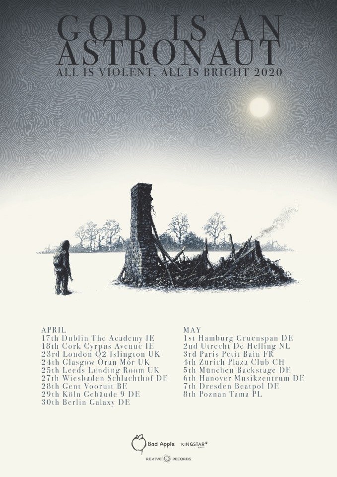 God is an astronaut to tour europe this spring everything is noise